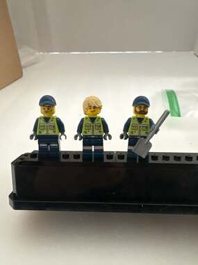 LEGO garbage man Minifigures